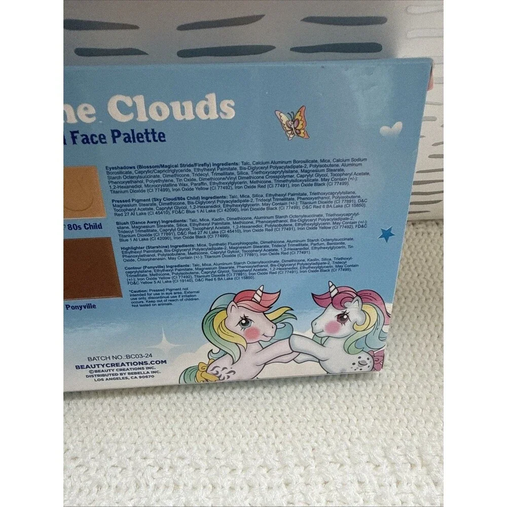Beauty Creations X My Little Pony -  Lost In The Clouds - Shadow & Face Palette